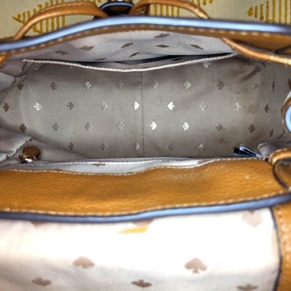 Kate Spade Leather Backpack Leila Medium Flap - Picture 7 of 8